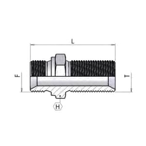 адаптер BSP – BSP без контргайки 1/4 1/4”