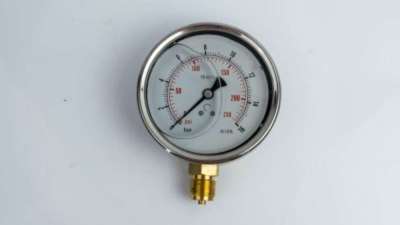 Манометр 100R16.MGE GLYC.P.G.SS CASE D:100 0/16 BAR+PSI 1/2"BSPP BOTTOM