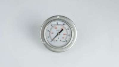 Манометр 63F160.MGE GLYC.P.G.SS. CASE D:63 0/160 BAR+PSI 1/4"BSPP BACK+FLANGE