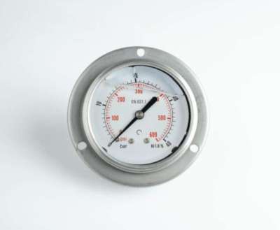 Манометр 63F40.MGE GLYC.P.G.SS. CASE D:63 0/40 BAR+PSI 1/4"BSPP BACK+FLANGE