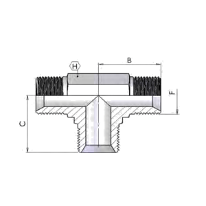 адаптер T-штуцер BSP 1/2″