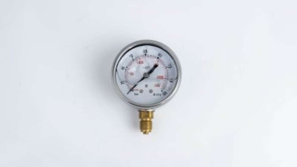 Манометр 63R160.MGE GLYC.P.G.SS. CASE D:63 0/160 BAR+PSI 1/4"BSPP BOTTOM