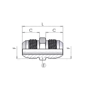 адаптер JIC-JIC 3/4″-9/16