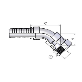 JIS-K M14x1.5 45 dn 10