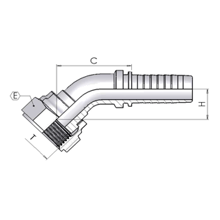 DK ORFS 45° 1″ DN12