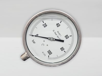 Манометр 150R100/N.303 GLYC.S.ST.P.G. D:150 0/100 BAR ONLY 1/2" BSPT BOTTOM