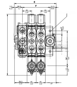 Гідророзподільники секційні DLS8