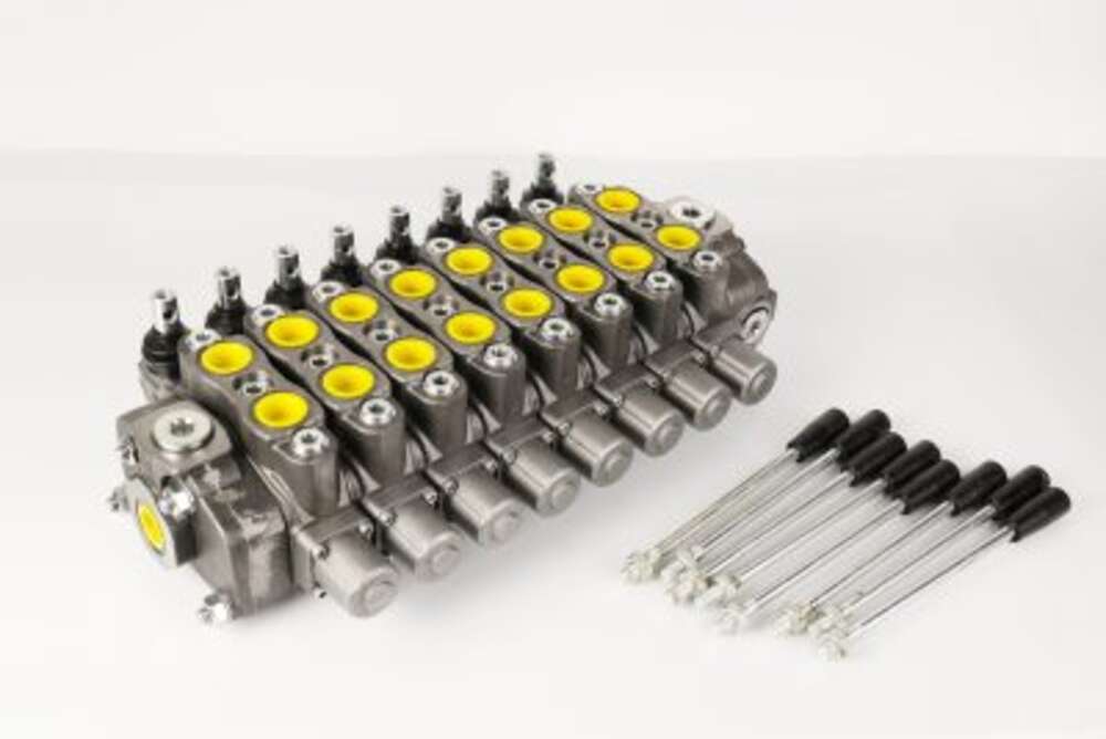Гідророзподілювач 100L GS16/8/AC(X‐220)/18L.P3T/18L.P3T/18L.P3T/18L.P3T/18L.P3T/18L.P3T/18L.P3T/18 L.P3T/RC (100L GS16/8 1080004) (ВЕРХНІЙ)