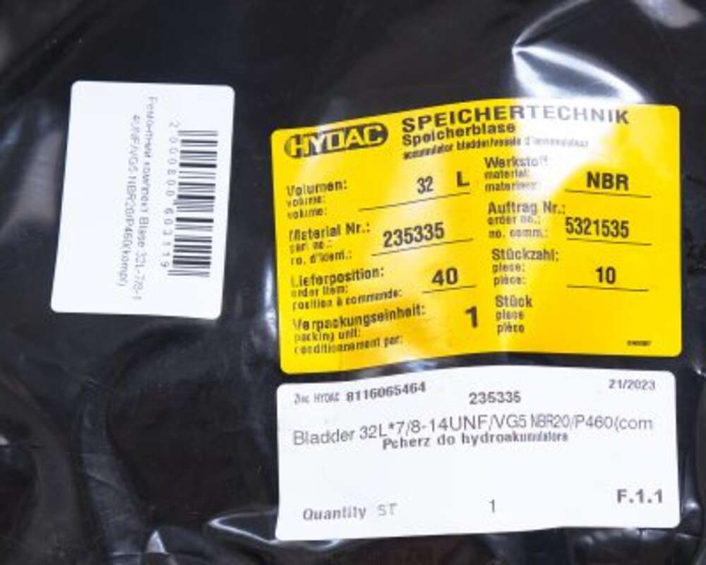 Ремонтний комплект BIase 32L-7/8-1 4UNF/VG5 NBR20/P460(kompl)