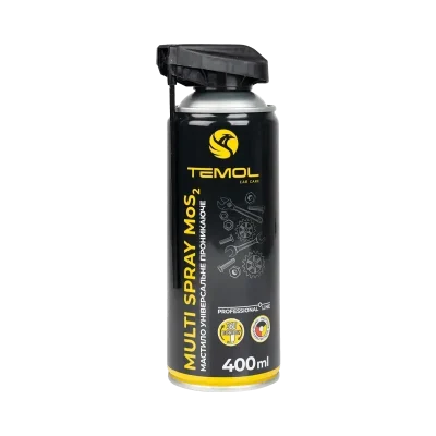 Мастило універсальне с молібденом MULTISPRAY MoS2 ТМ "TEMOL" (аналог WD з МоS2)